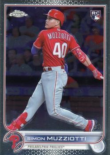 #USC158 Simon Muzziotti - Philadelphia Phillies - 2022 Topps Chrome Update Baseball