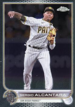 #USC162 Sergio Alcantara - San Diego Padres - 2022 Topps Chrome Update Baseball