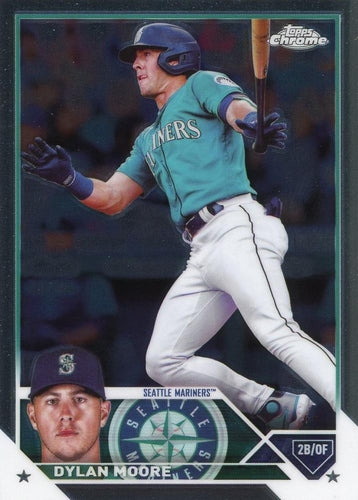 #USC179 Dylan Moore - Seattle Mariners - 2023 Topps Chrome Update Baseball