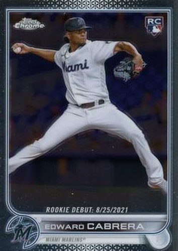 #USC87 Edward Cabrera - Miami Marlins - 2022 Topps Chrome Update Baseball