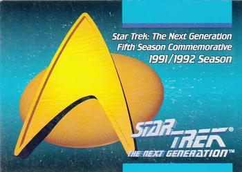 #2 Fifth Season Commemorative - 1992 Impel Star Trek: The Next Generation
