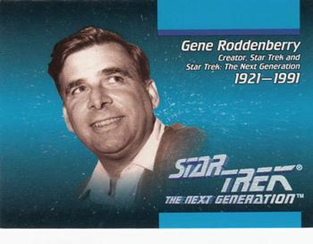 #3 Gene Roddenberry - 1992 Impel Star Trek: The Next Generation