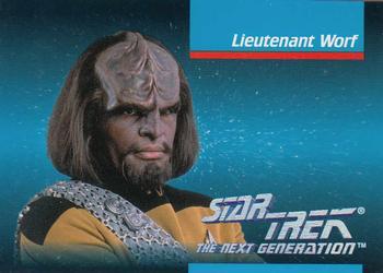 #7 Lieutenant Worf - 1992 Impel Star Trek: The Next Generation