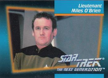 #13 Lieutenant Miles O'Brien - 1992 Impel Star Trek: The Next Generation