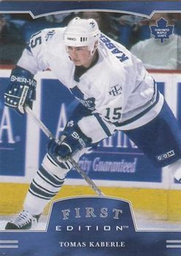 #19 Tomas Kaberle - Toronto Maple Leafs - 2002-03 Be a Player First Edition Hockey