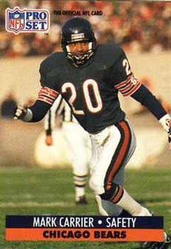 #101 Mark Carrier - Chicago Bears - 1991 Pro Set Football