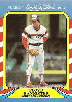 #1 Floyd Bannister - Chicago White Sox - 1987 Fleer Limited Edition Baseball