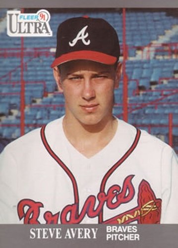 1 Steve Avery - Atlanta Braves - 1991 Ultra Baseball – Isolated Cards