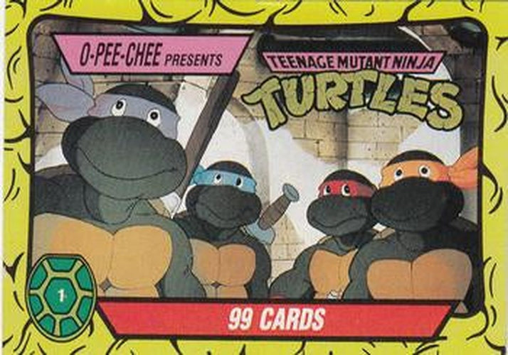 #1 The Epic Begins - 1989 O-Pee-Chee Teenage Mutant Ninja Turtles