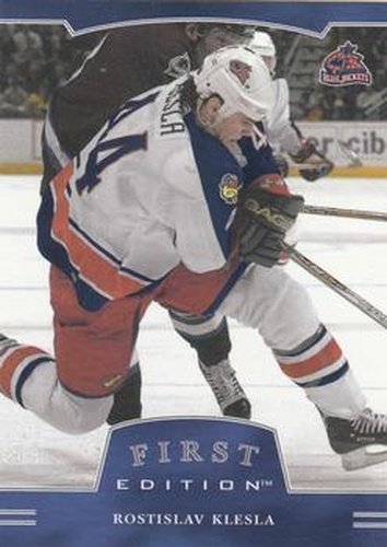#20 Rostislav Klesla - Columbus Blue Jackets - 2002-03 Be a Player First Edition Hockey
