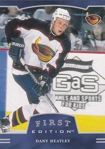 #24 Dany Heatley - Atlanta Thrashers - 2002-03 Be a Player First Edition Hockey