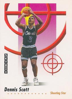 #602 Dennis Scott - Orlando Magic - 1991-92 SkyBox Basketball