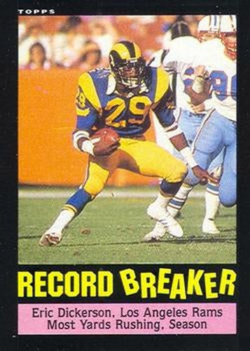 #2 Eric Dickerson - Los Angeles Rams - 1985 Topps Football