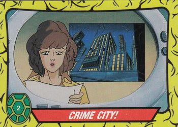 #2 Crime City! - 1989 O-Pee-Chee Teenage Mutant Ninja Turtles