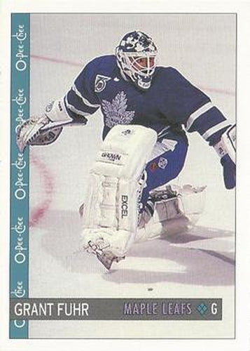 #31 Grant Fuhr - Toronto Maple Leafs - 1992-93 O-Pee-Chee Hockey