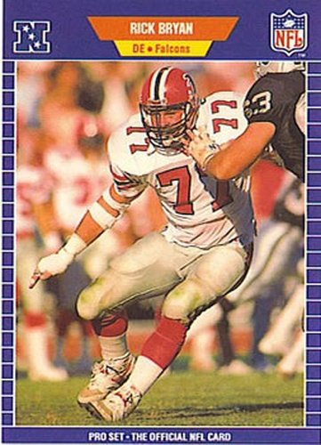#3 Rick Bryan - Atlanta Falcons - 1989 Pro Set Football