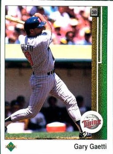 #203 Gary Gaetti - Minnesota Twins - 1989 Upper Deck Baseball