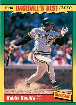 #3 Bobby Bonilla - Pittsburgh Pirates - 1988 Fleer Baseball's Best Sluggers vs Pitchers