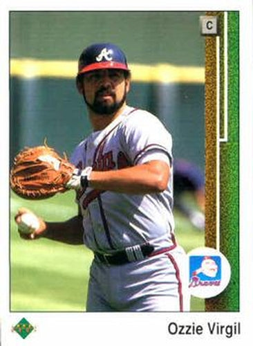 #104 Ozzie Virgil - Atlanta Braves - 1989 Upper Deck Baseball