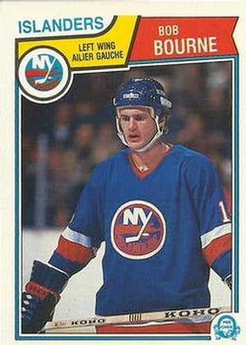 #4 Bob Bourne - New York Islanders - 1983-84 O-Pee-Chee Hockey