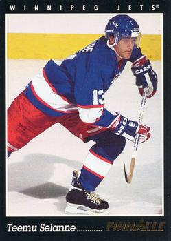 #4 Teemu Selanne - Winnipeg Jets - 1993-94 Pinnacle Hockey