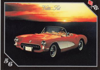 #4 1956 Corvette Convertible - 1991 Collect-A-Card Vette Set