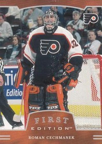 #55 Roman Cechmanek - Philadelphia Flyers - 2002-03 Be a Player First Edition Hockey