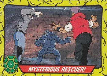 #5 Mysterious Rescuer! - 1989 O-Pee-Chee Teenage Mutant Ninja Turtles