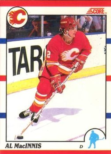 #5 Al MacInnis - Calgary Flames - 1990-91 Score Canadian Hockey
