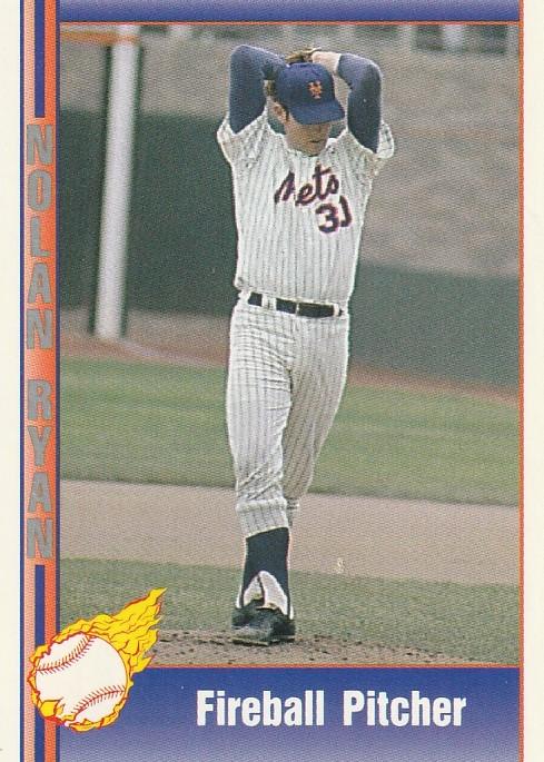 5 Nolan Ryan - New York Mets - 1991 Pacific Nolan Ryan Texas Express –  Isolated Cards
