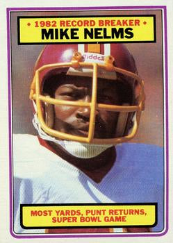 #6 Mike Nelms - Washington Redskins - 1983 Topps Football