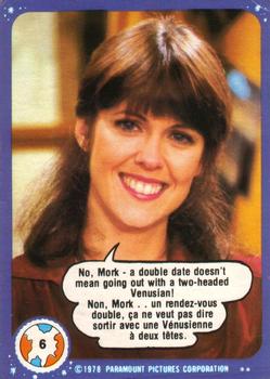 #6 No, Mork - A Double Date Doesn't Mean Going Out with a Two-Headed Venusian! - 1978 O-Pee-Chee Mork & Mindy