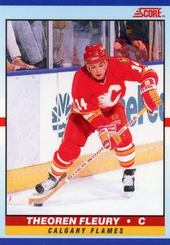 #6 Theoren Fleury - Calgary Flames - 1990-91 Score Young Superstars Hockey