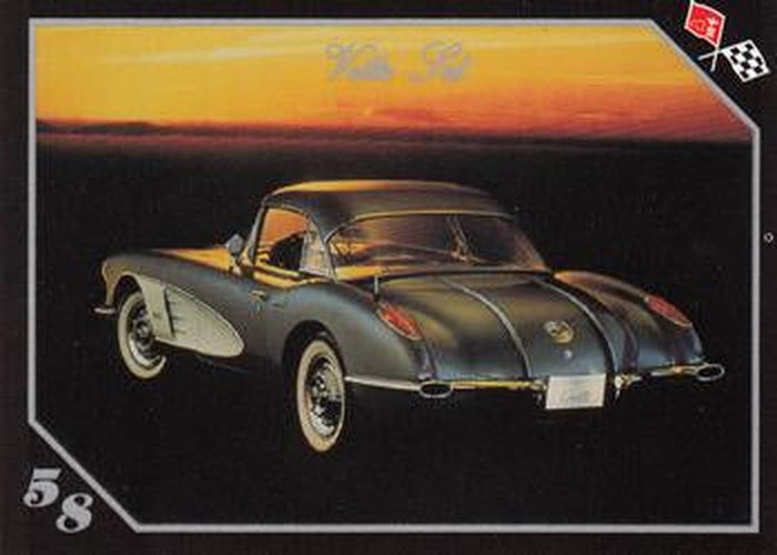 #6 1958 Corvette Convertible - 1991 Collect-A-Card Vette Set