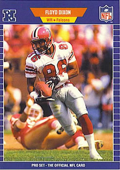 #7 Floyd Dixon - Atlanta Falcons - 1989 Pro Set Football