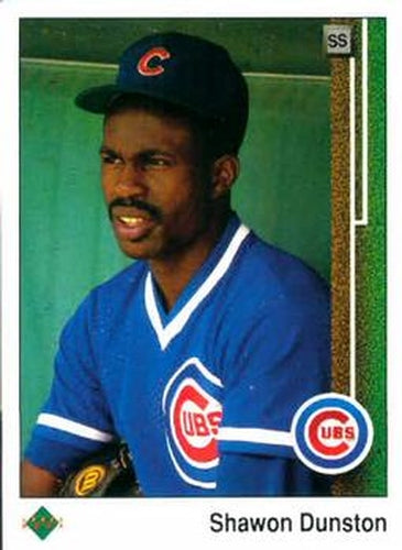 #107 Shawon Dunston - Chicago Cubs - 1989 Upper Deck Baseball