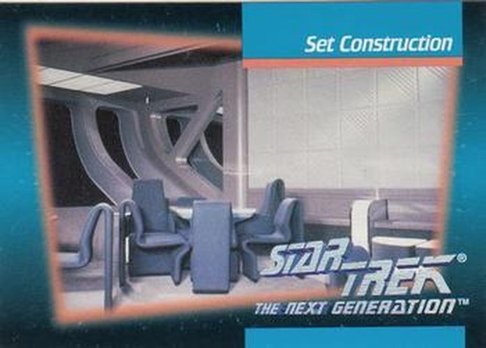 #87 Set Construction - 1992 Impel Star Trek: The Next Generation