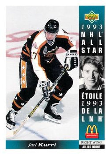 #McD-08 Jari Kurri - Los Angeles Kings - 1993-94 Upper Deck McDonald's Hockey