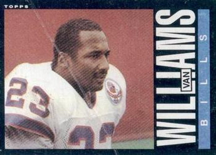 #208 Van Williams - Buffalo Bills - 1985 Topps Football