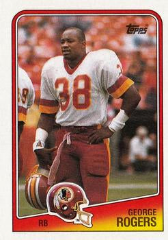#9 George Rogers - Washington Redskins - 1988 Topps Football