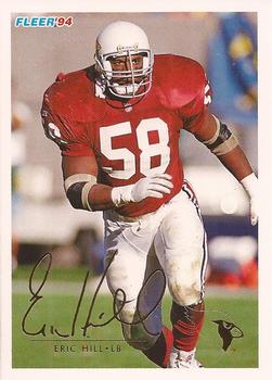 #9 Eric Hill - Arizona Cardinals - 1994 Fleer Football