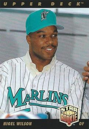 #9 Nigel Wilson - Florida Marlins - 1993 Upper Deck Baseball