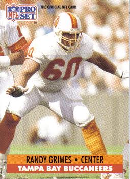 #309 Randy Grimes - Tampa Bay Buccaneers - 1991 Pro Set Football