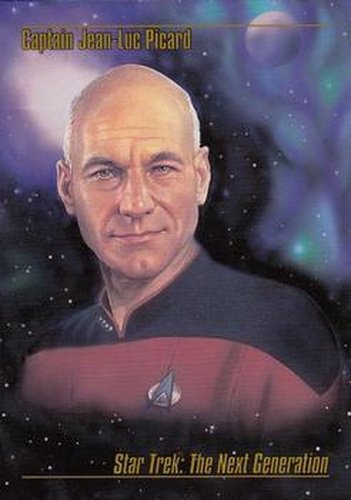 #9 Captain Jean-Luc Picard - 1993 SkyBox Star Trek Master Series