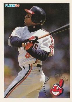 #100 Albert Belle - Cleveland Indians - 1994 Fleer Baseball