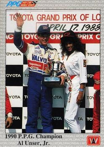 #100 1990 P.P.G. Champion Al Unser, Jr. - Galles Racing - 1991 All World Indy Racing