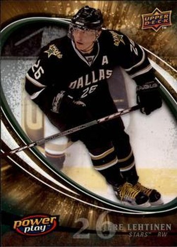#100 Jere Lehtinen - Dallas Stars - 2008-09 Upper Deck Power Play Box Set Hockey