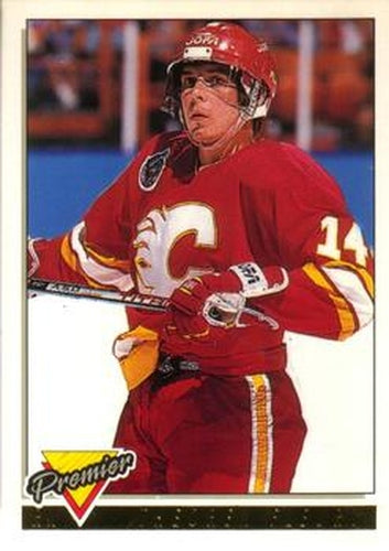 #100 Theoren Fleury - Calgary Flames - 1993-94 O-Pee-Chee Premier Hockey - Gold