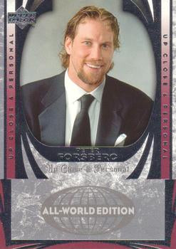 #100 Peter Forsberg - MoDo - 2004-05 UD All-World Edition Hockey