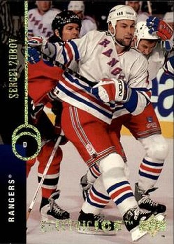 #100 Sergei Zubov - New York Rangers - 1994-95 Upper Deck Hockey - Electric Ice